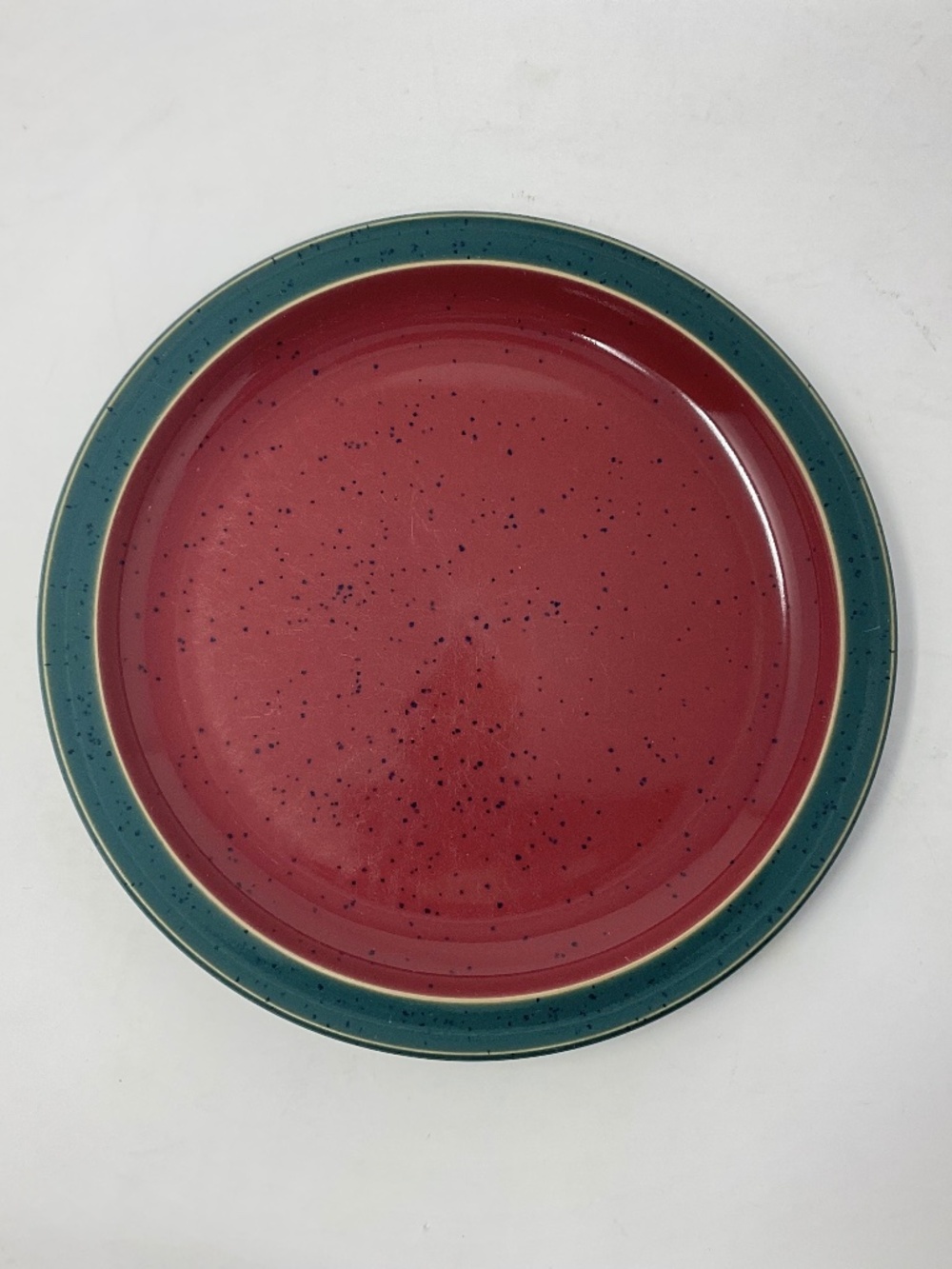 Denby Harlequin (retired) Stoneware Side Bread Dessert Plate (3 available $25)